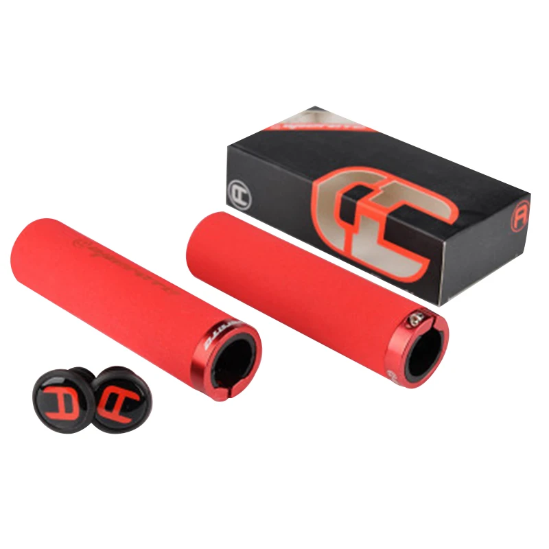 

1 Pair Cycling Handlebar Bike Grips for MTB Anti-Skid Sponge Bicycle Grips Mountain Bike Lock On Bicycle Handlebars End Grips