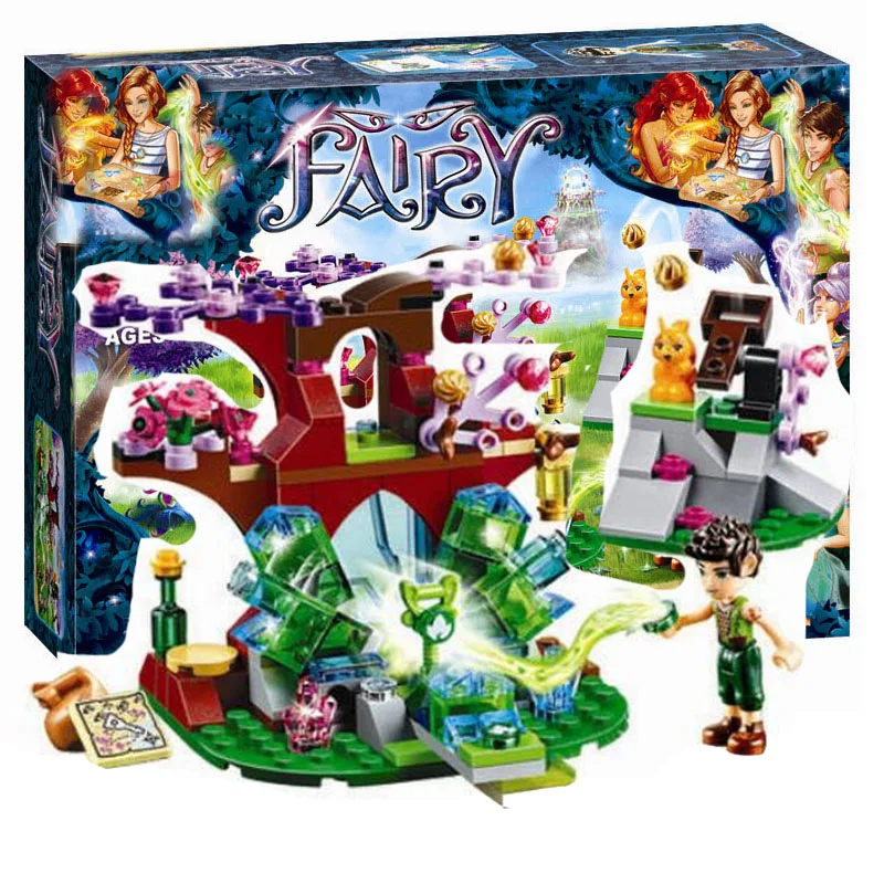 

10409 Bela Legoinglys Elves Farran And The Crystal Hollow Model Building Blocks Classic Enlighten Figure Toys For Children Gift