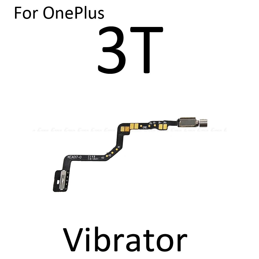 Для OnePlus 1 2 3 3T 5 5T 6 6T микрофон Вибратор вибрационный двигатель Модуль гибкий кабель, сменные детали - Цвет: Vibrator 3T