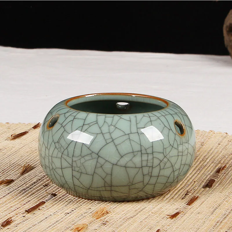 Longquan Celadon новая античная керамическая пепельница 3 - Цвет: Wire pink