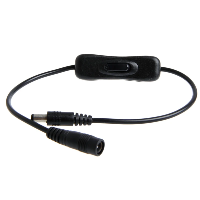 

Drop Shipping DC In-Line Power Switch ON/OFF 2.1mm/5.5mm Cable Jack For Plug 12V LACA