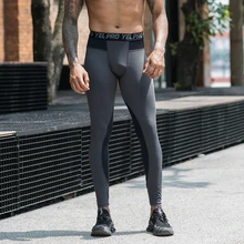 Yuerlian логотип на заказ быстросохнущие штаны для бега компрессионные тренировочные колготки для фитнеса полиэфирные штаны для йоги мужские спортивные Леггинсы для спортзала