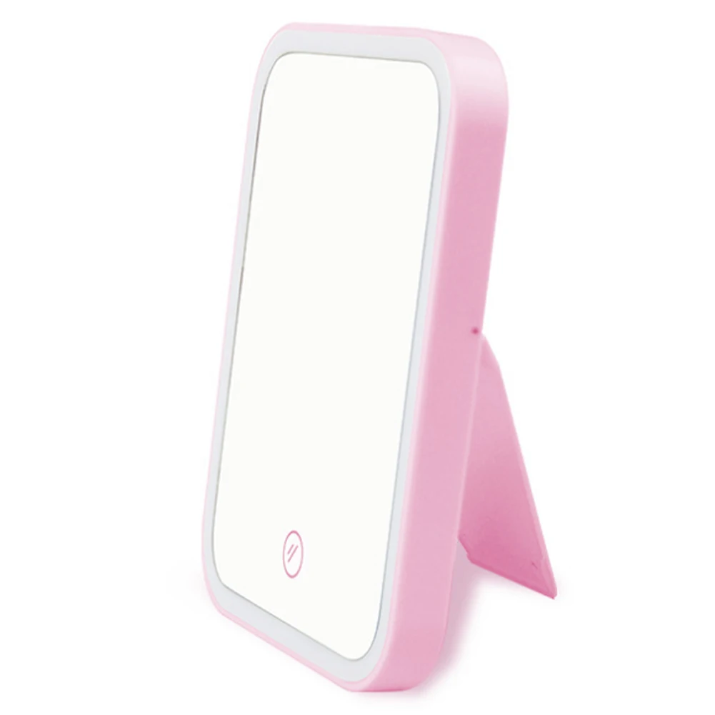 

LED Professional Makeup Mirror with Lights USB Charging Travel Vanity Mirror Touchscreen Switch Portable for Cosmetic Mirrors
