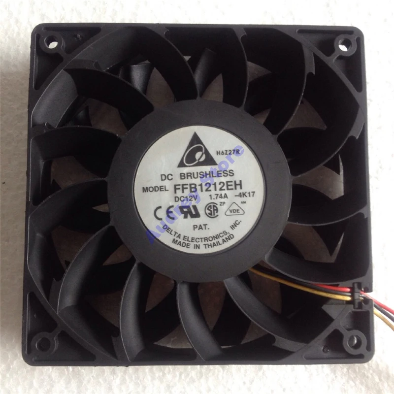 Двухшариковый подшипник Delta FFB1212EH 12025 12 в 4000 а см PWM большой объемный вентилятор