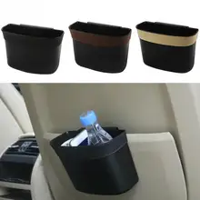 Дверь из АБС-пластика Твердые практические сетовой витриной и пылезащитный чехол интерьер легко установить на спинку сиденья авто аксессуары свисающий на хранение мусора коробка