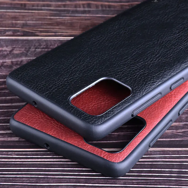 Чехол для samsung Galaxy A51 A71 винтажный кожаный чехол из мягкого ТПУ с силиконовым
