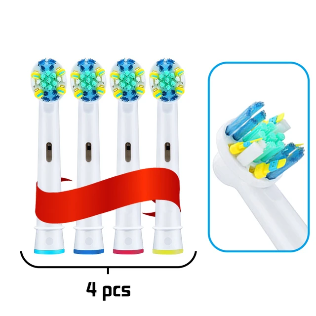 Oral B Electric Toothbrush Heads Replaceable Brush Heads For Oral B Electric Advance Pro Health Triumph 3D Excel Vitality 4pcs EB25 4pcs