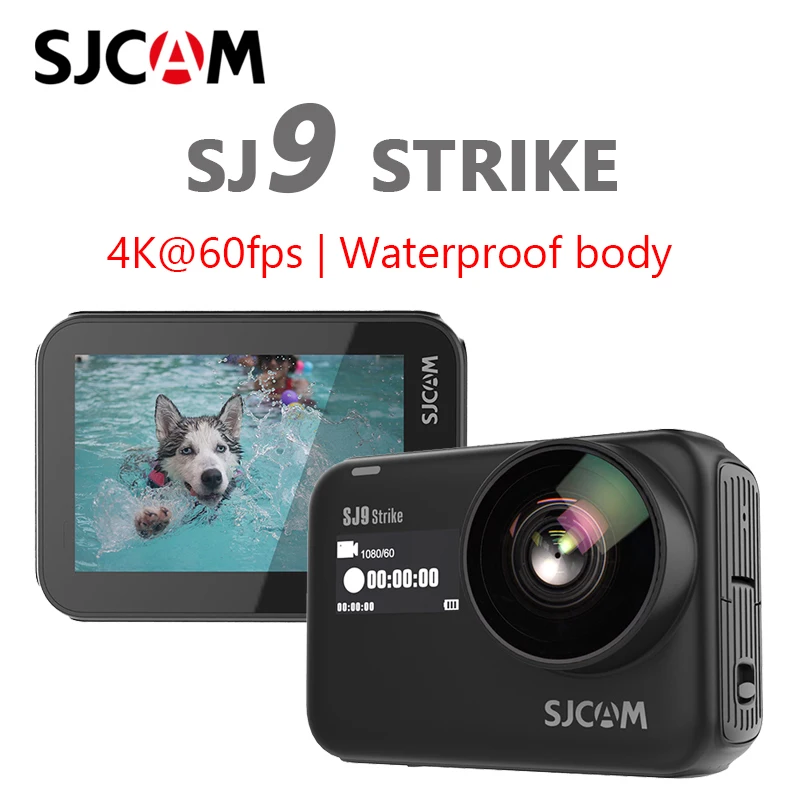 Оригинальная Экшн камера SJCAM SJ9 Strike 4K спортивная водонепроницаемая экшн с