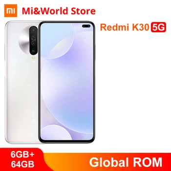 

Global ROM Xiaomi Redmi K30 5G Smartphone 6GB RAM 64GB ROM Snapdragon 765G Octa Core 64MP Quad Cameras 6.67" 120HZ Fluid Display