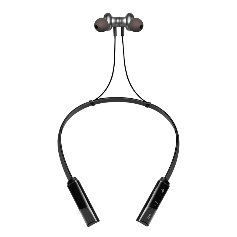 Оригинальные Спортивные Беспроводные bluetooth-наушники EARDECO, водонепроницаемые наушники с басами, шумоподавление, гарнитура с микрофоном, стерео - Цвет: Black