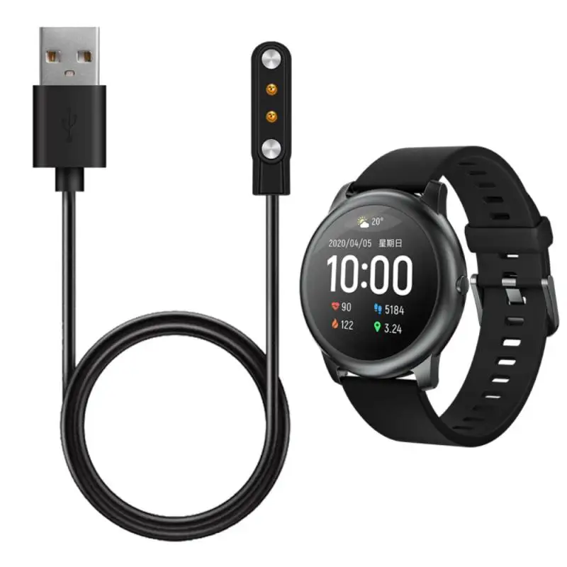 Smart Watch USB Charging Cable Dock Charger Adapter Magnetic Base Cord Wire Fast Charging for Haylou Solar LS05 LS02 Sport Watch 13 Smart Watch USB Charging Cable Dock Charger Adapter Magnetic Base Cord Wire Fast Charging for Haylou Solar LS05 LS02 Sport Watch 9
