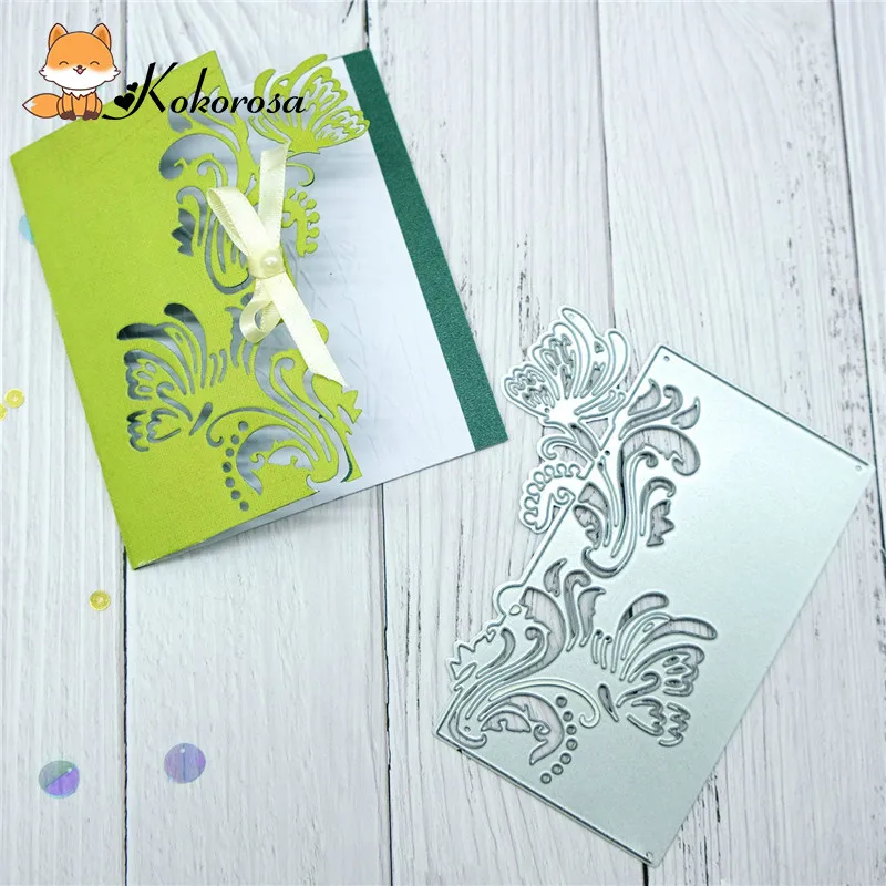 

Kokorosa Cutting Dies Metal Dies Flower Lace Die Scrapbooking Album Card Making Embossing Stencil Diecuts Decoration
