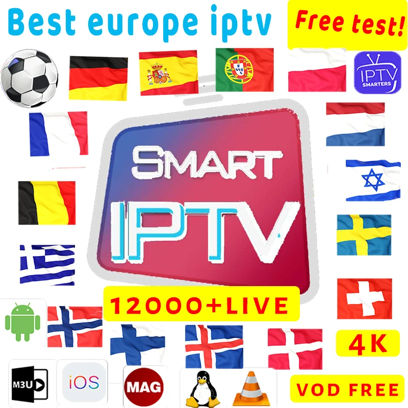 

Best Europe IPTV Swedish Spain France subscription 4k HD Live 1 Year IPTV Belgium Dutch Germany Netherlands Norway poland IP TV