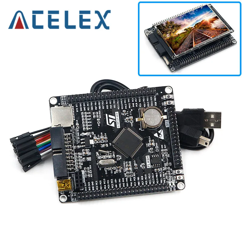 Детская плата STM32F407VET6 минимальная системная обучающая ARM core board|board arm|board boardboard