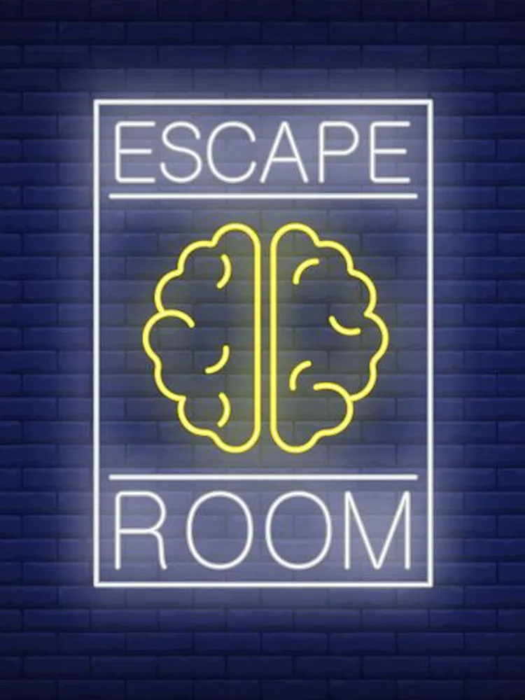 Neon Sign For Escape Room text LOGO Lamp real glass tubes resterant decorate light sport DISPLAY Impact Attract light