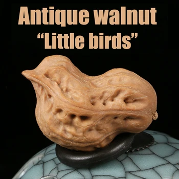 

Commonly known as "small bird" Chinese antique walnut, antique handle, wenwan walnut, fitness handball, decompression toy