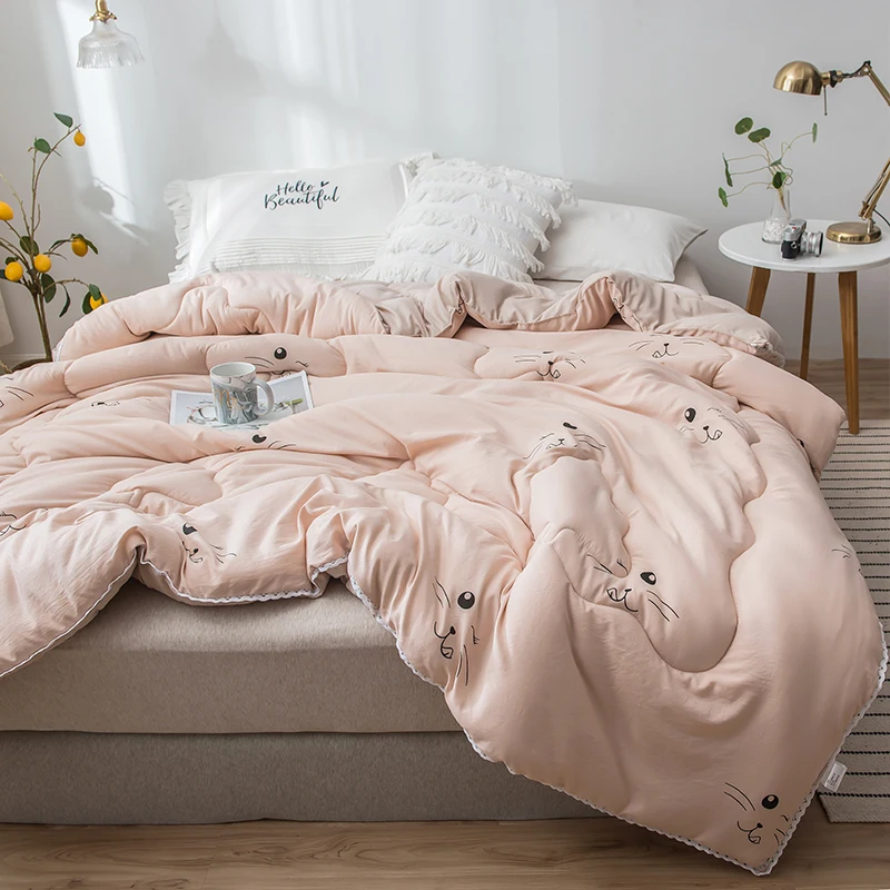 SF High Grade Cotton Bedding Filler Luxury Down Blanket Duvet Quilted Winter King Queen Full Twin Size Comforter | - Цена: 3 687,67 - 8 112,87 руб.