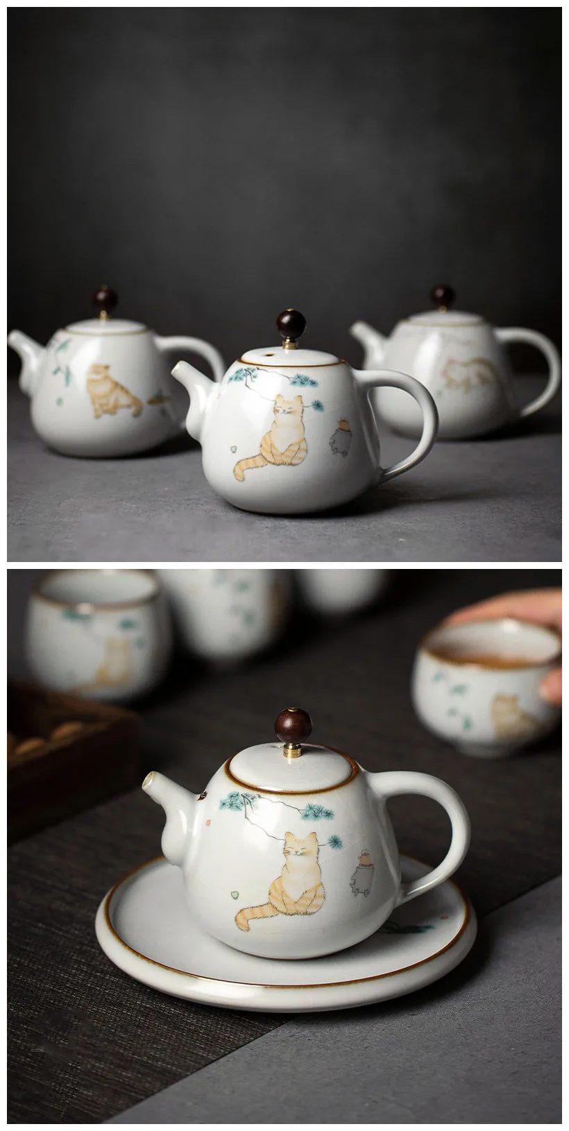 Miniature théière chat - Canada