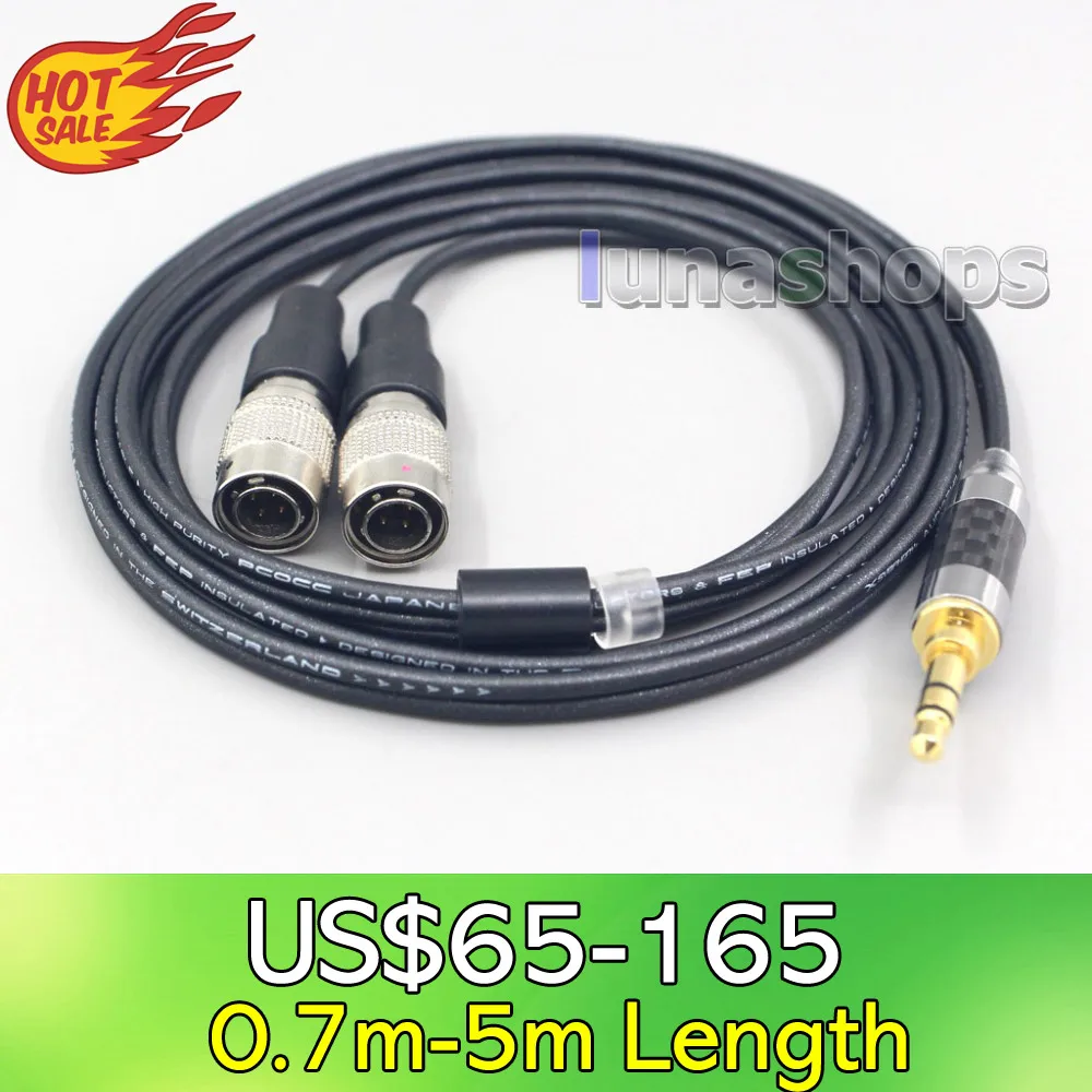 LN007118 2 5 мм 4 XLR 3 черный 99% чистый кабель для наушников PCOCC колонок Mr Alpha Dog Ether C Flow Mad
