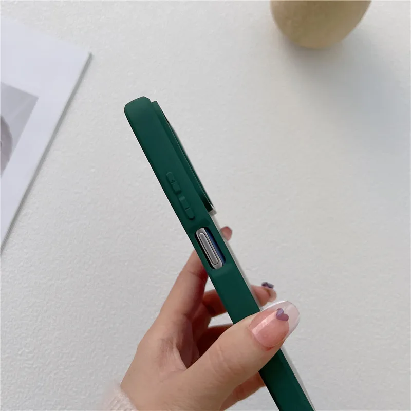 Silicone Slide Camera Protection Soft Phone Case Cover