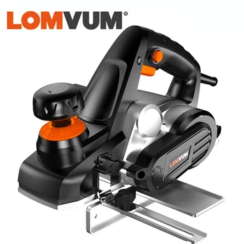 

LOMVUM 750w Electric Planer Plane Variable Speed Hand Held Power Tool Wood Cutting AC 110V-240V EU US Plug