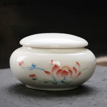 Контейнеры для чая керамические небольшие Герметичные банки портативные дорожные домашние хранения конфет Печенье кофейные бобы сушеный прибор для хранения фруктов контейнеры для чая