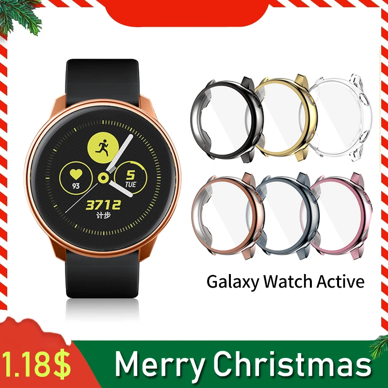 Чехол для Galaxy watch Active2 Samsung active 2 44 мм 40 TPU HD full Screen Protector cover active|Ремешки часов| |