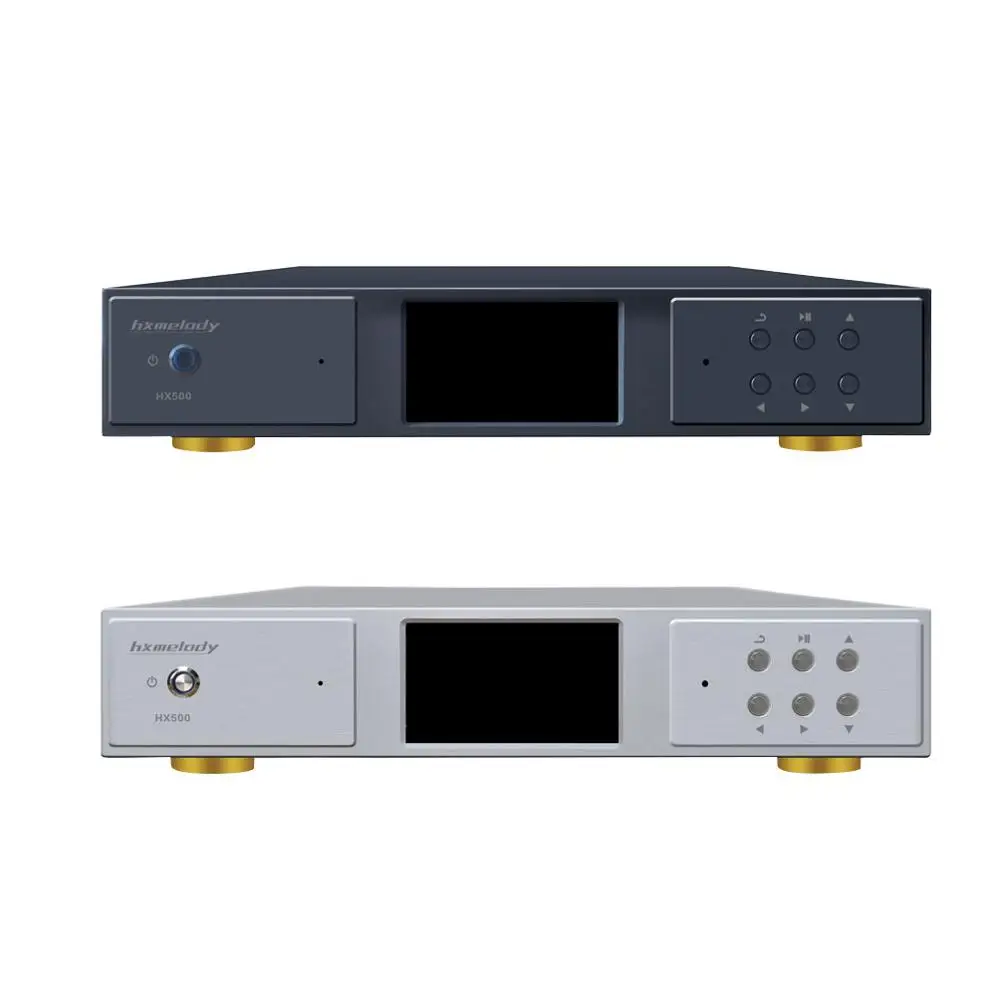 Цифровой проигрыватель музыки Hxmelody HX500 ES9038PRO PCM768KHz 32Bit DSD1024 LCD DST64 SACD APP DNLA |