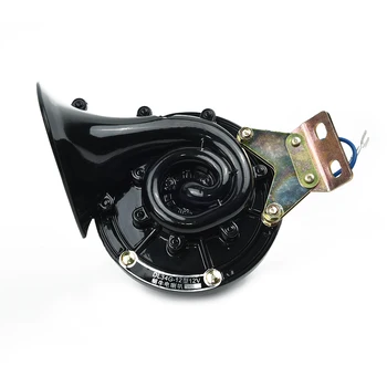 

Black Electric Snail Single Horn Super Loud Raging Unique Breathing Design Universal For Car Motor Truck 175 Hz 350DB 12V