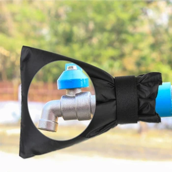 

Outdoor Faucet Cover Socks Winter Garden Faucet Anti Freeze Faucet Anti Freeze Cover Bursting Pipes 1pc