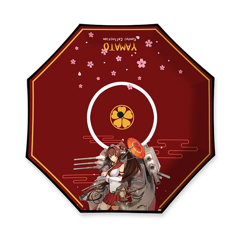 Brdwn SAO Daomu Note Date A Live Card Captor Sakura Наруто Natsume Yuujinchou Kantai Коллекция Косплей зонтик - Цвет: Kantai Collection