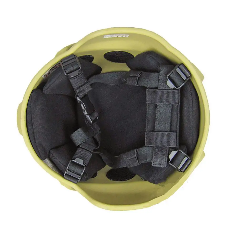 Capacete de Paintball Hike Memória Esponja Airsoft Capacete Tático Papel Pegajoso Duro 4 Cores Camuflagem Leve 15 High Quality Esporte e Lazer