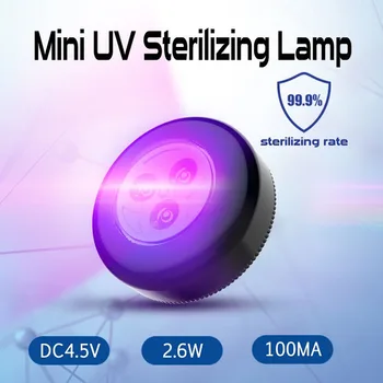 

Portable Mini UV Sterilization Lamp Car Germicidal Sterilization Light Ultraviolet Disinfection Lamp for Home Office Travel