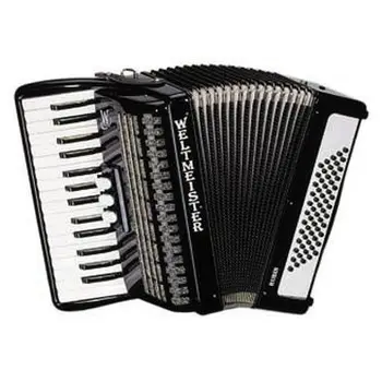 

Rubin-ii-60/30-bk Rubin accordion 30/60/II/3, black, with straps and cover, weltmeister