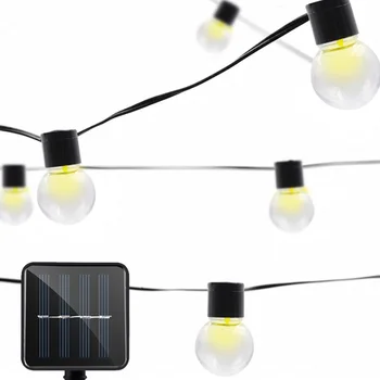 

20 LEDS Crystal Ball 5.3M Solar Lamp Power LED String Fairy Lights Waterproof Solar Garlands Garden Christmas Decor For Outdoor
