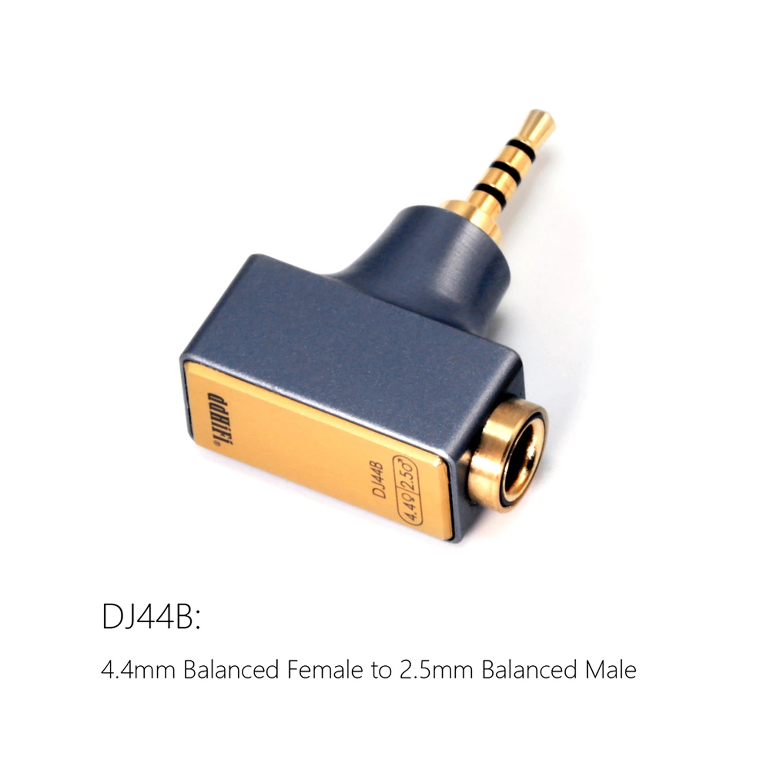 DD ddHiFi DJ44B DJ44C Mark II Female 4.4mm to 2.5mm 3.5mm Male Audio Headphone Adapter For HiFi MP3 Music Player DAP DAC