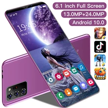 Note30 Plus 6.1 Smartphone Global Unlock HD Full Screen 8GB 256GB Android 10.0 13+24MP Camera 4800mAh Big Battery Cell Phone