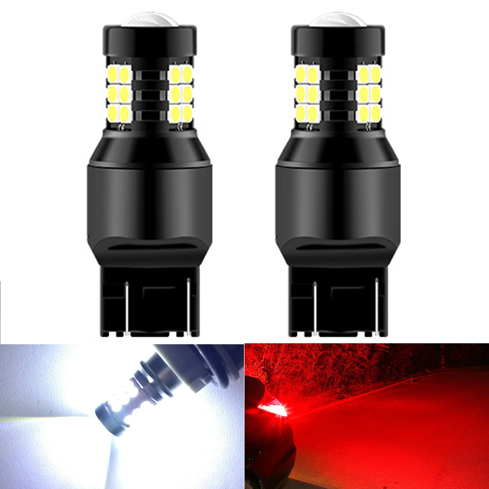 

2Pcs 1156 BA15S P21W LED PY21W R10W BAY15D LED Bulb 1157 P21/5W R5W 3157 7443 W21/5W Bulbs Brake Reverse Auto Lamp Car Light 12V