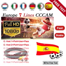 Cccam 2020 super stable cccam line for Europe spain Cccam clines Satellite tv Receiver 7lines WIFI FULL HD DVB-S2 Support Ccams Cccam 2020 super stable cccam line for Europe spain Cccam clines Satellite tv Receiver 7lines WIFI FULL HD DVB-S2 Support Ccams