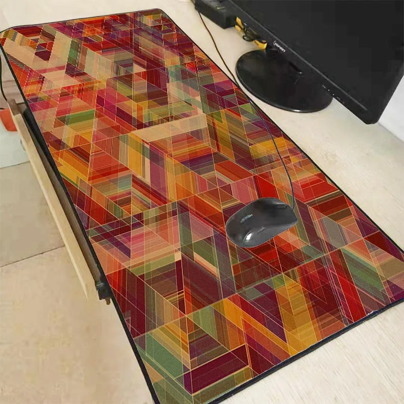 XGZ художественный большой игровой резиновый коврик для мыши запирающийся край коврик для мыши коврик для клавиатуры Настольный коврик для ноутбука компьютерный коврик для мыши для игр XXL