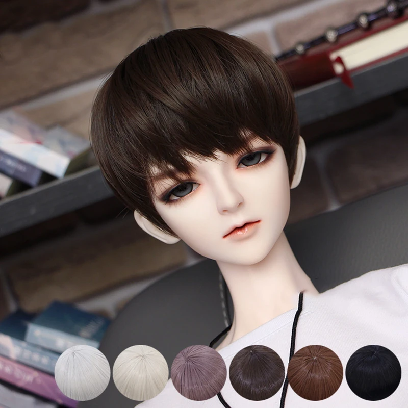 Dolls Short Hair Bjd Wig 1/3 Male Silk Doll Wig Dolls Accessories