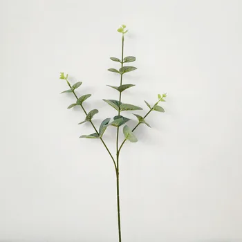 

Ins-Style Eucalyptus Leaves fang zhen ye Plants Money Leaf Decorative Flower with Grass Fake Plants Leaves North Green Plant