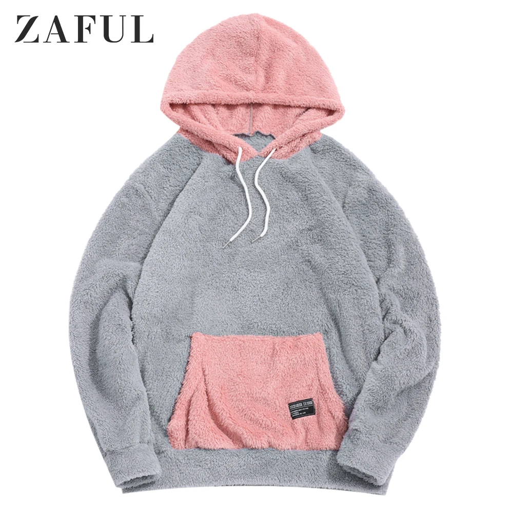 ZAFUL Men Hoodies Color Blocking 