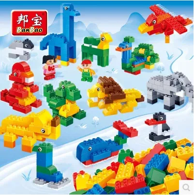 

New Style Large Particles BanBao Children Gift Kindergarten Designated Educational Education Building Blocks Toy Animal Cognitiv