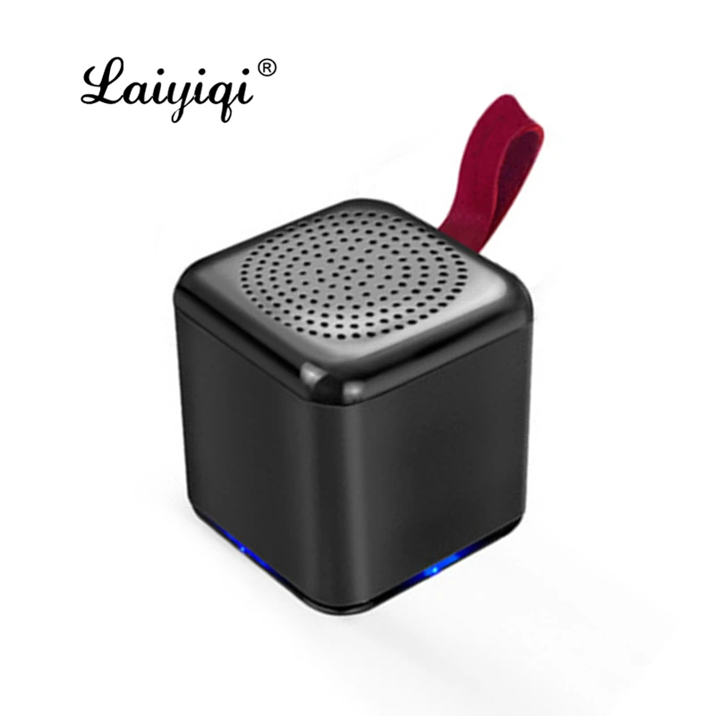Laiyiqi hot sale Metal Texture Bluetooth Speaker Portable hook handle Radio FM sound box active subwoofer car parlante caixa som |