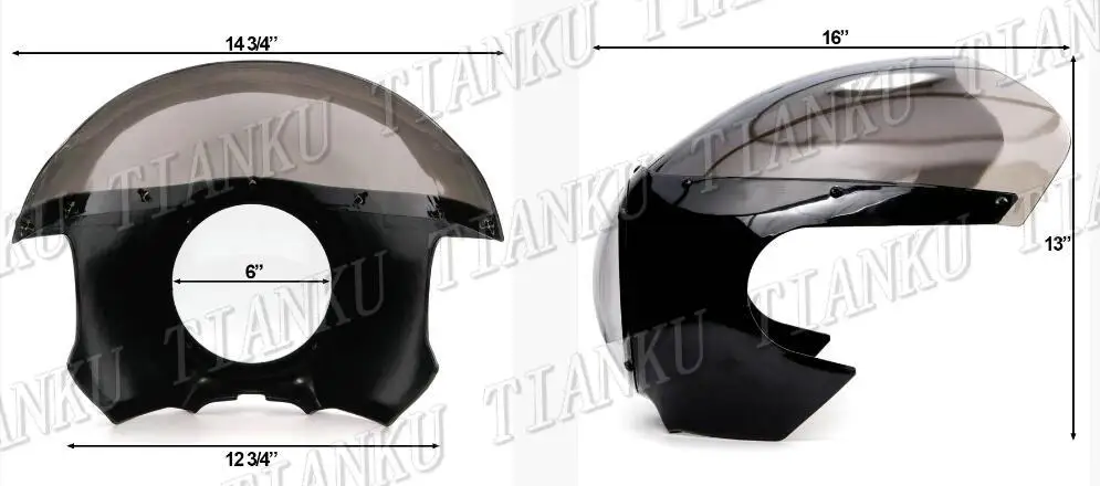 Универсальная фара обтекатель экрана для Honda Yamaha Suzuki Kawasaki Sportster XL883 1200 48 72 Dyna кафе-рейсеры чопперы