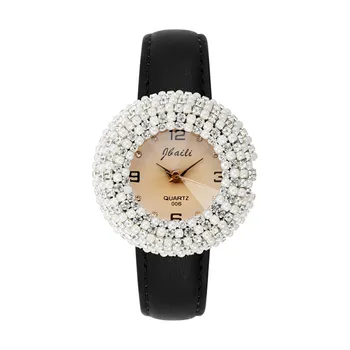 

Gorben Black/Red/White Leather Strap Quartz Watch Waterproof Female Clock Quartz Wristwatch Fashion Ladies Wrist Watches