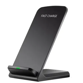 

10W Qi Wireless Charger Stand For iPhone SE 2 X XS MAX XR 11 Pro 8 Samsung S20 S10E S9 Fast Charging Station Phone Holder