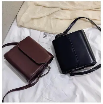 

Bag for women 2020 new leather fashion one shoulder messenger bag for women