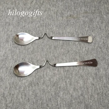 

50pcs personalized wedding table gifts for guests souvenirs cute cafe spoons 12cm long custom engraved free with your logo text